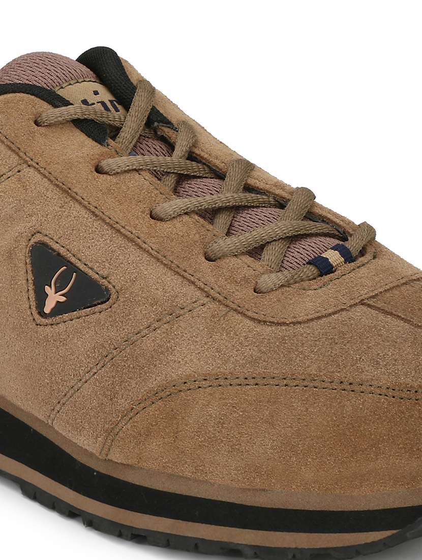 Men Solid Brown Lace Up Shoe - 22472863 -  Standard Image - 4