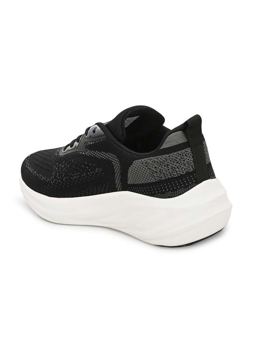 men solid black lace up shoe - 22472879 -  Standard Image - 4