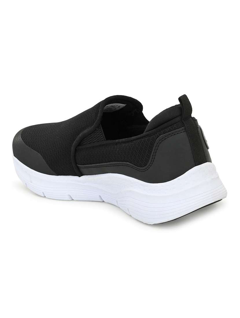 Men Solid Black Lace Up Shoe - 22472883 -  Standard Image - 4