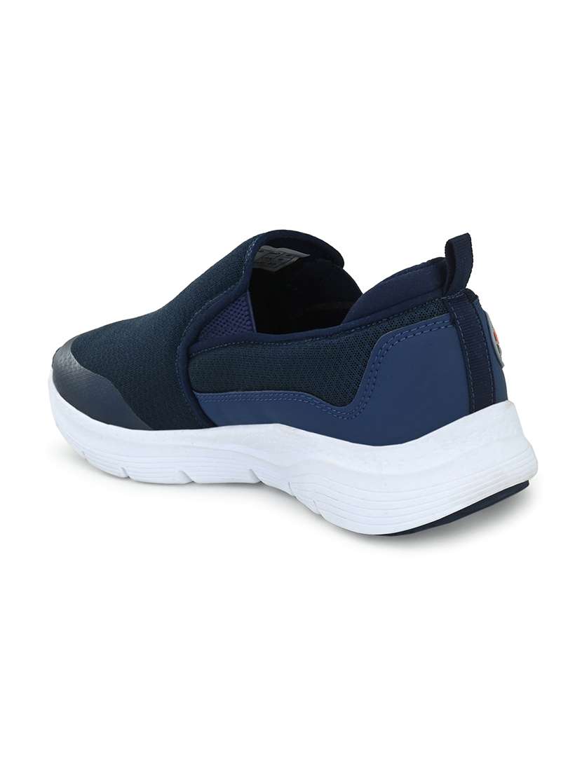 men solid blue lace up shoe - 22472884 -  Standard Image - 4