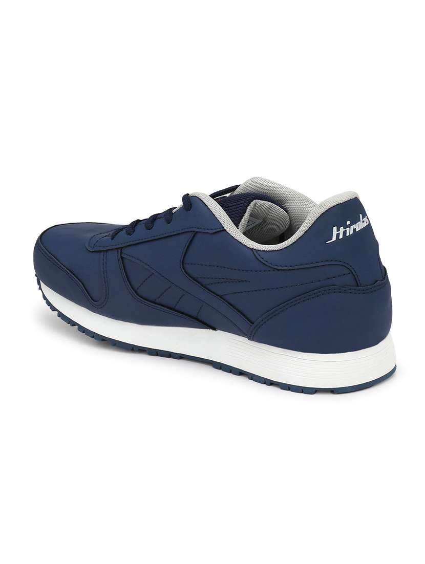 men solid blue lace up shoe - 22472902 -  Standard Image - 4