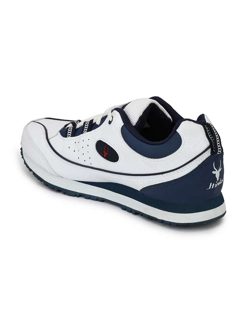 men solid white lace up shoe - 22472923 -  Standard Image - 4