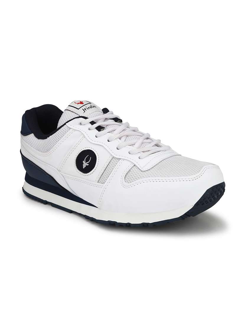Men Solid Blue Lace Up Shoe - 22472928 -  Standard Image - 1