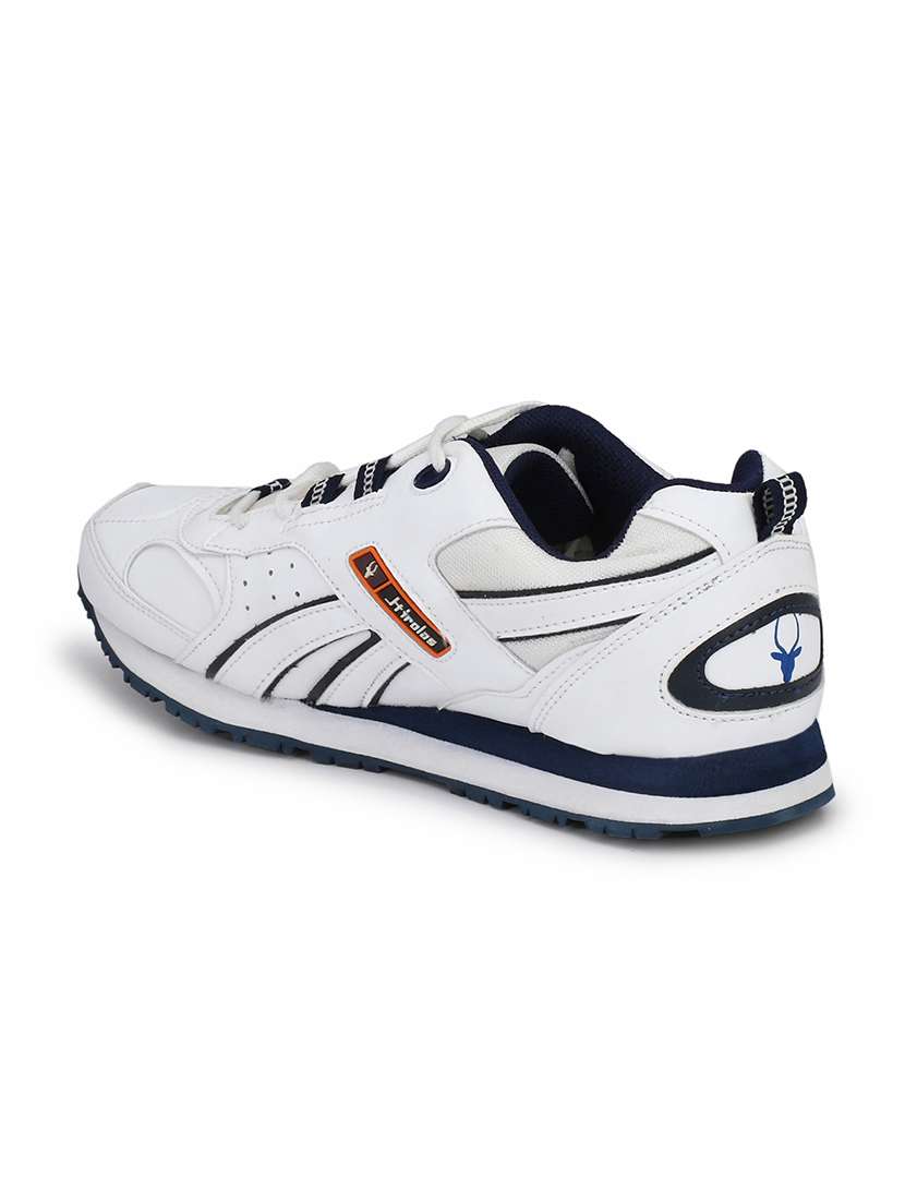 men solid white lace up shoe - 22472944 -  Standard Image - 4