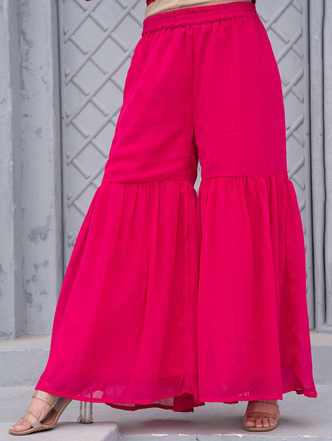 women fuchsia kurta salwar set - 22473144 -  Standard Image - 4