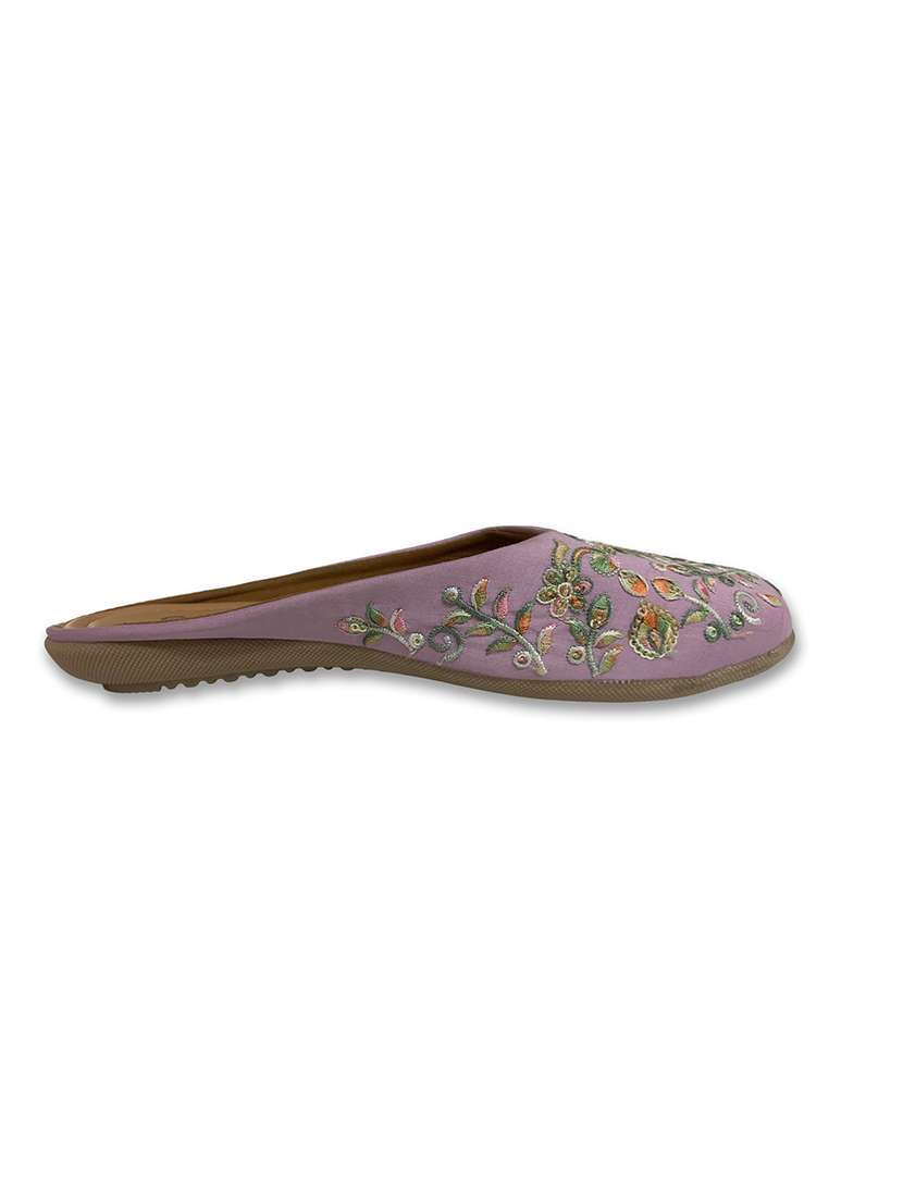 women pink slip on jutis & mojari - 22473273 -  Standard Image - 1