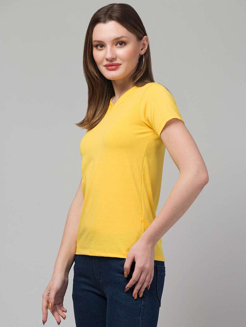 women solid short sleeve tank top - 22473353 -  Standard Image - 1