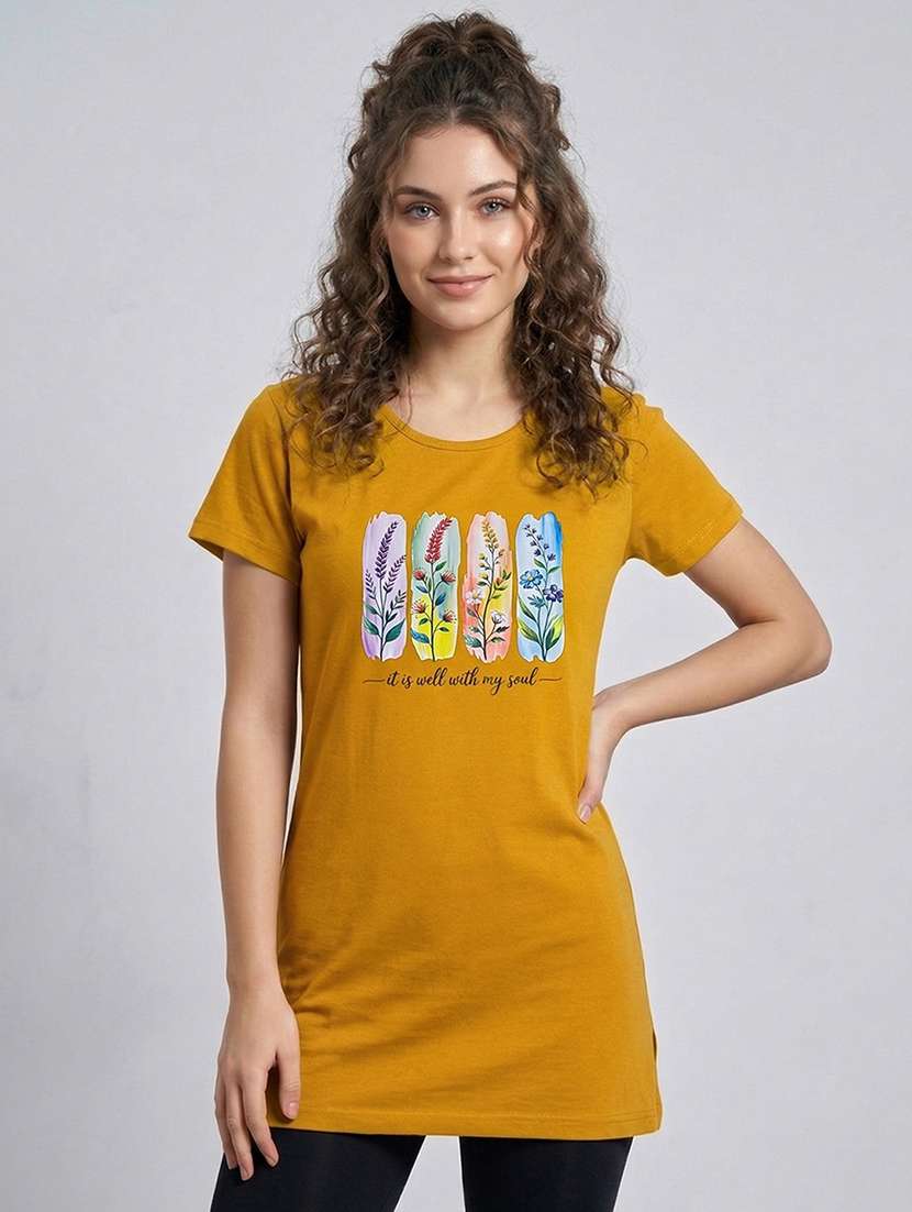 women pack of 2 printed short sleeve loungewear t-shirt - 22473503 -  Standard Image - 1