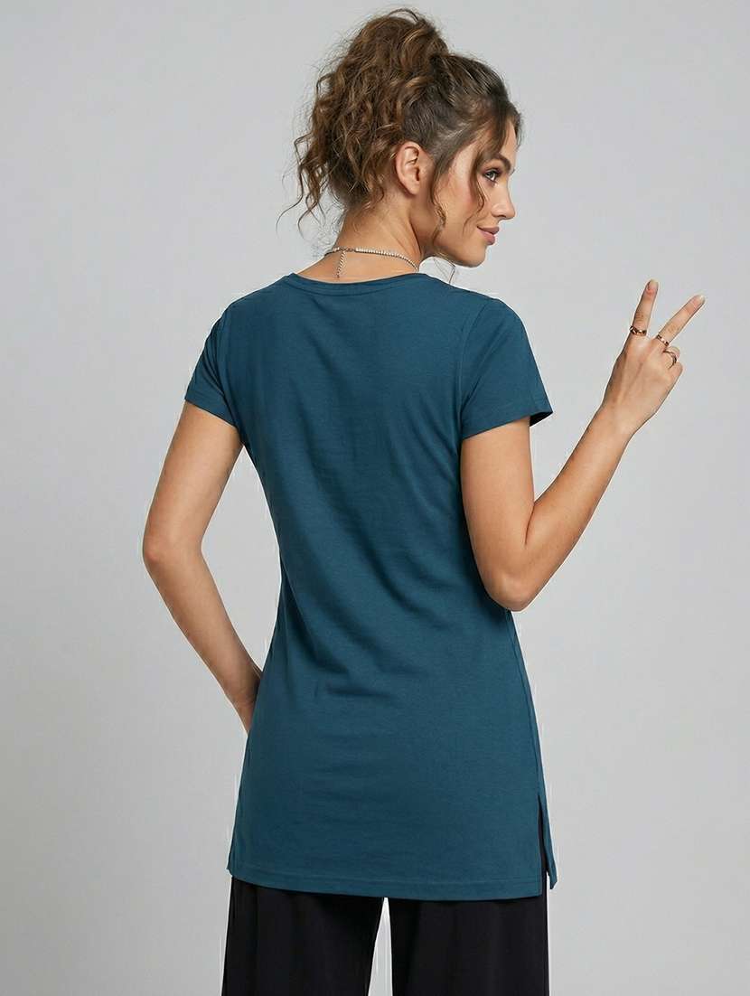 women pack of 2 printed short sleeve loungewear t-shirt - 22473596 -  Standard Image - 4