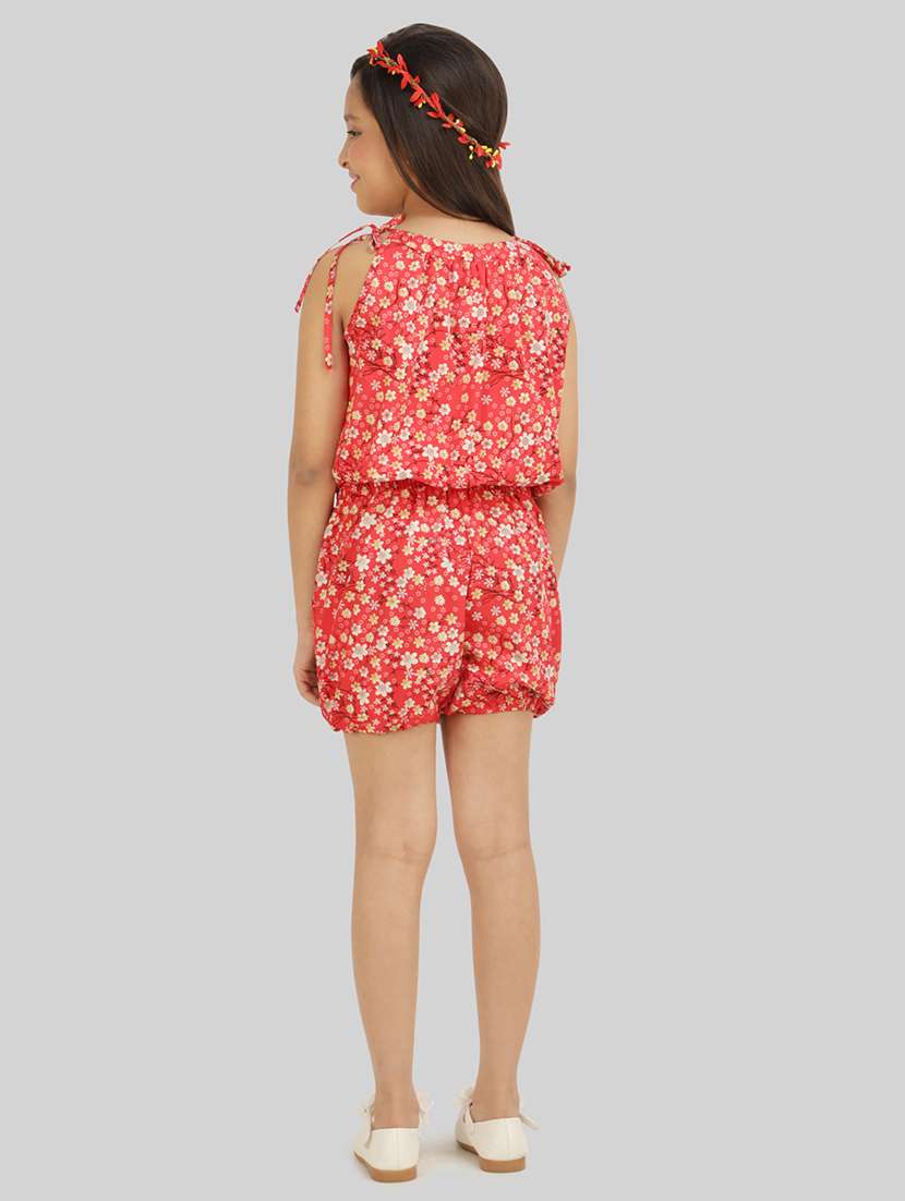 girl polyester fit & flare dress - 22473772 -  Standard Image - 4