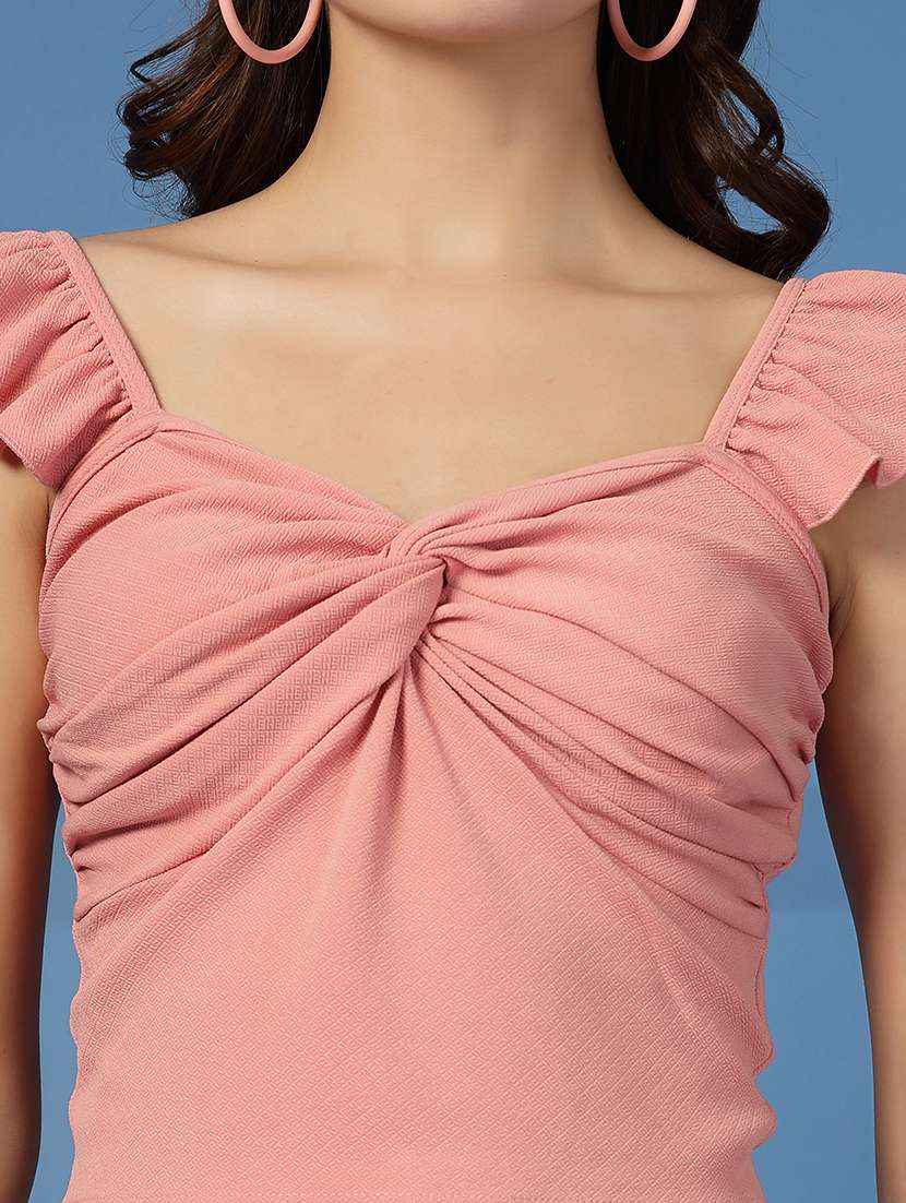 women solid sleeveless crop top - 22473839 -  Standard Image - 1
