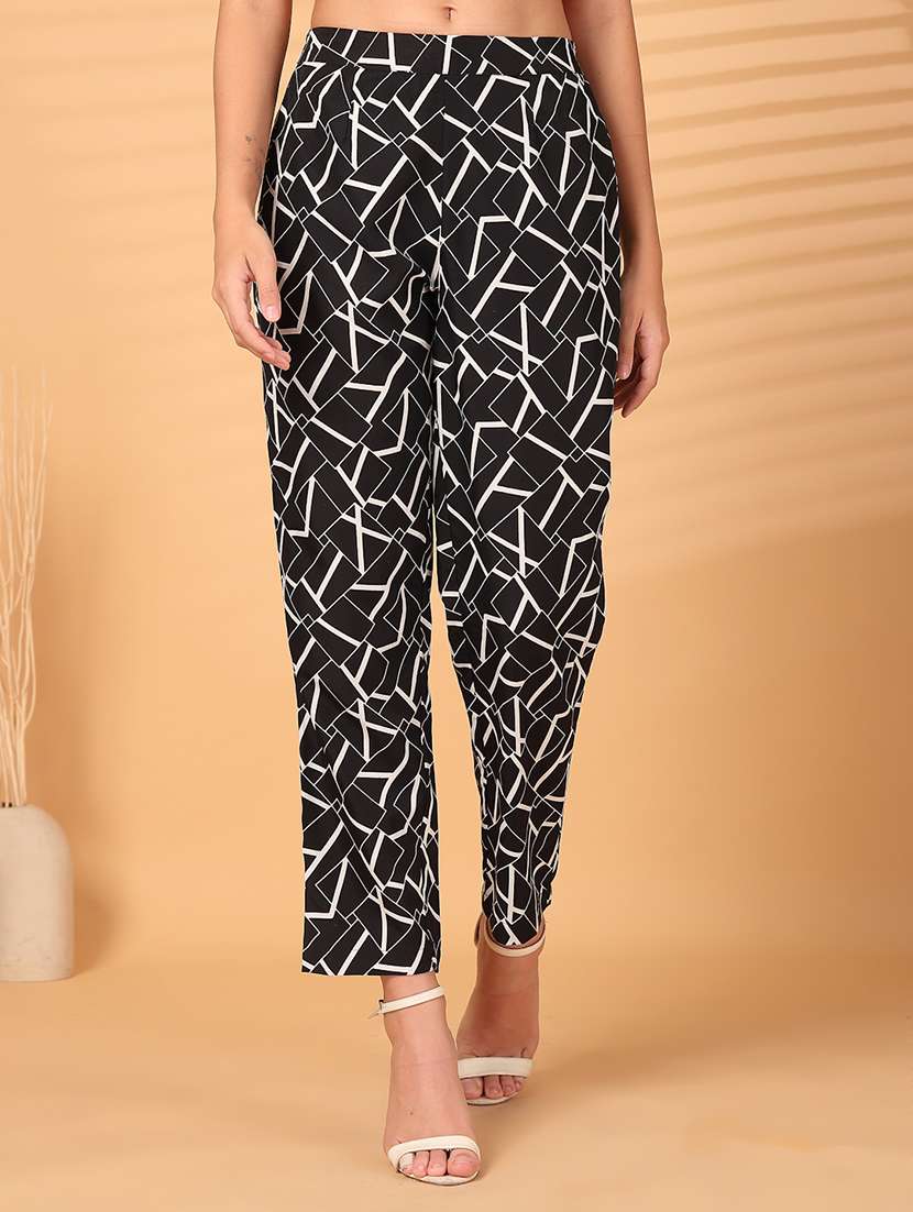 women black cotton palazzo
