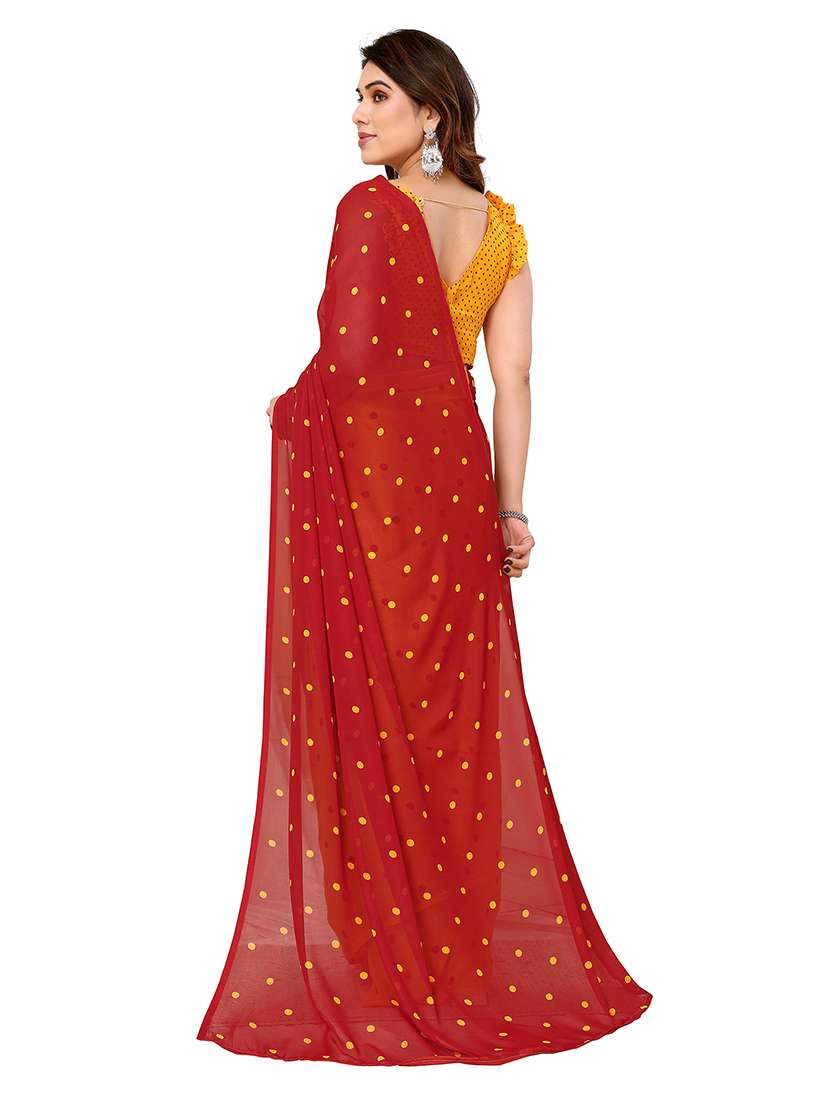Women Pack Of 2 Printed Combo Saree With Blouse - 22474084 -  Standard Image - 1