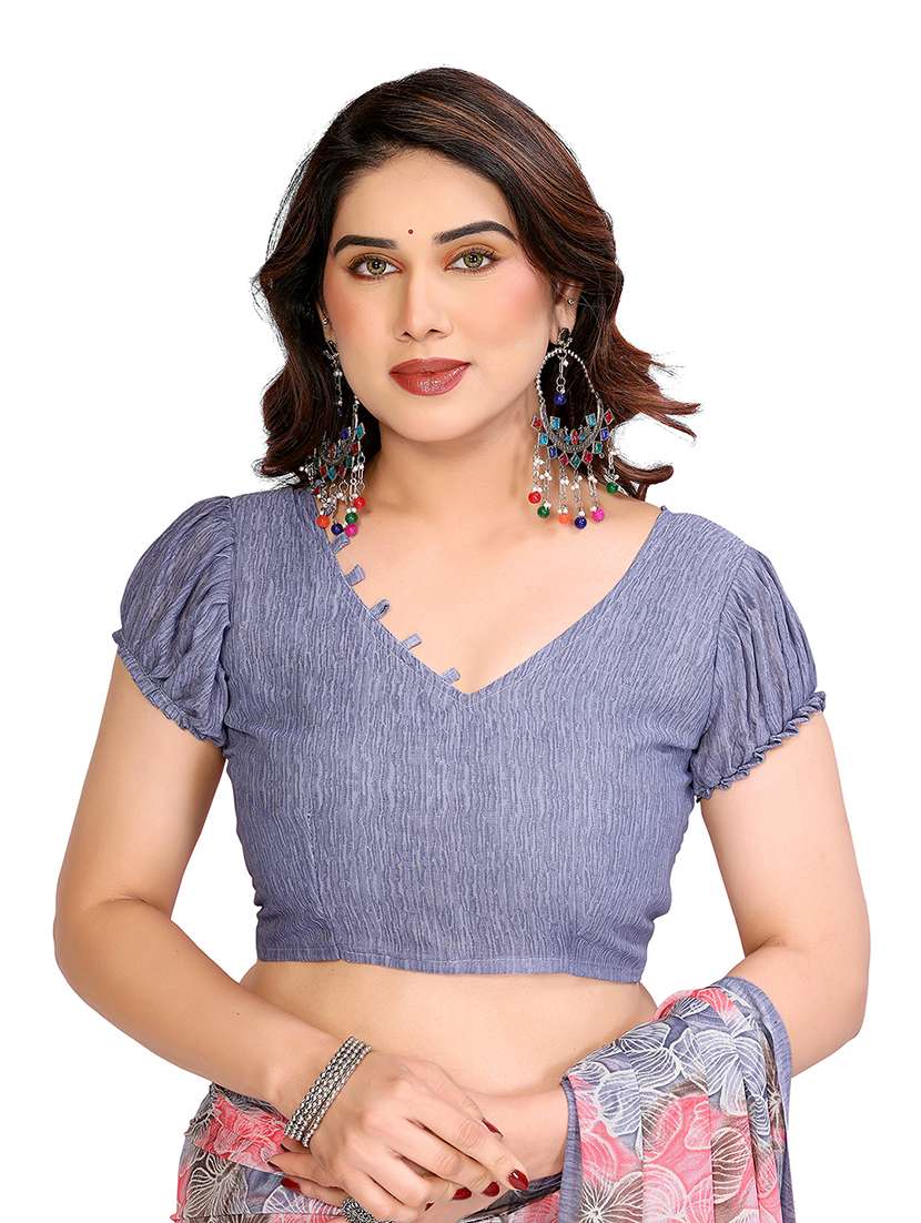 women pack of 2 printed combo saree with blouse - 22474198 -  Standard Image - 4