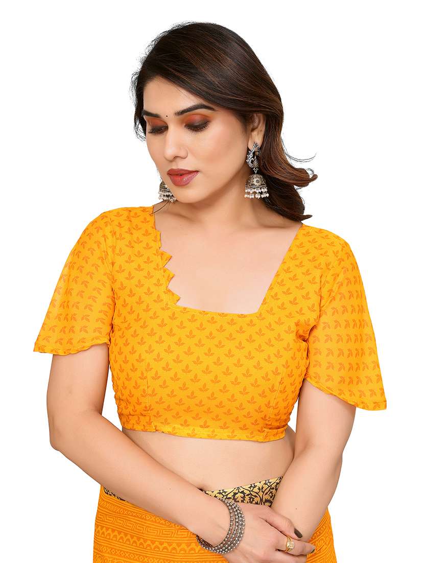 women pack of 2 printed combo saree with blouse - 22474234 -  Standard Image - 4