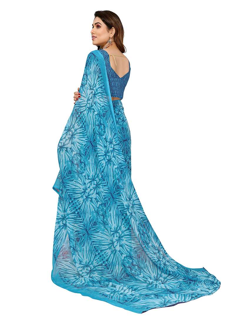 women pack of 2 printed combo saree with blouse - 22474290 -  Standard Image - 1