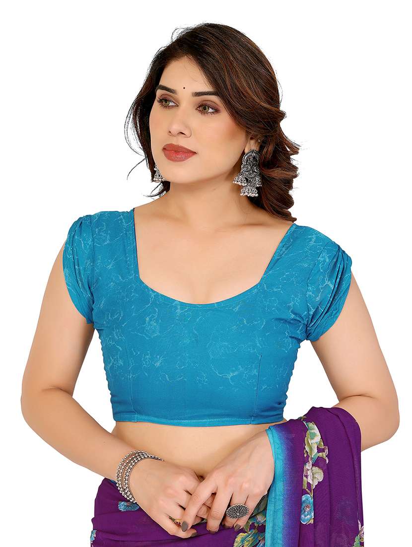 women pack of 2 printed combo saree with blouse - 22474338 -  Standard Image - 4