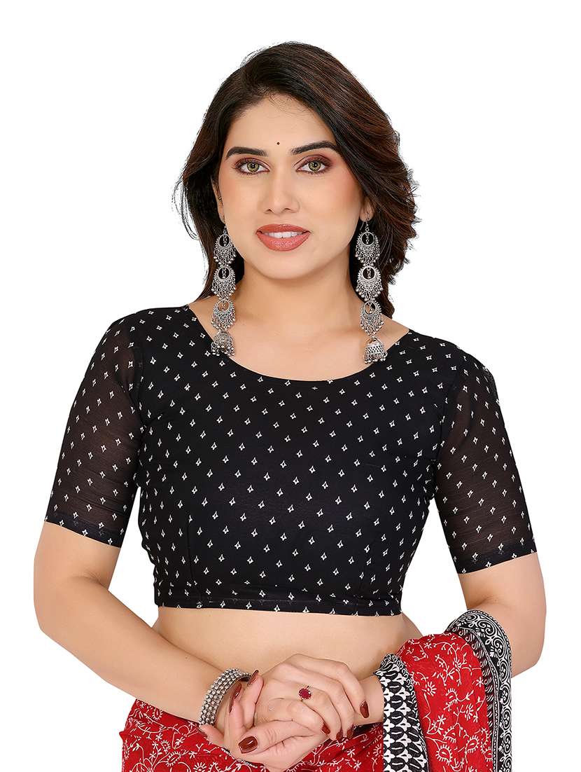women pack of 2 printed combo saree with blouse - 22474363 -  Standard Image - 4