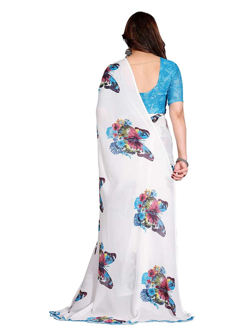 women pack of 2 printed combo saree with blouse - 22474367 -  Standard Image - 1