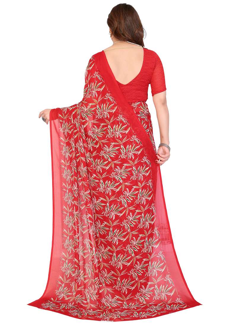 women pack of 2 printed combo saree with blouse - 22474369 -  Standard Image - 1