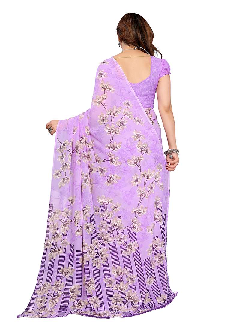 women pack of 2 printed combo saree with blouse - 22474635 -  Standard Image - 1