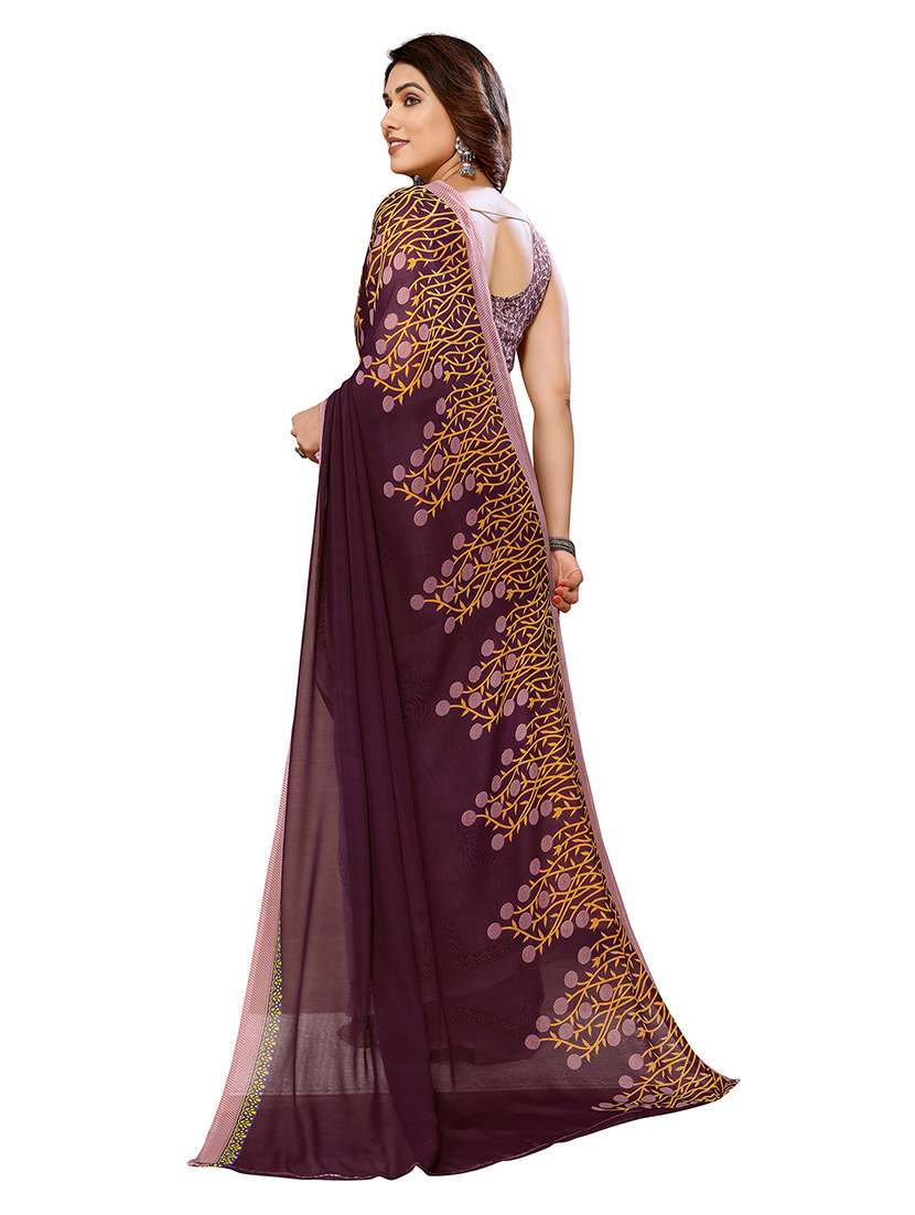 women pack of 2 printed combo saree with blouse - 22474980 -  Standard Image - 1