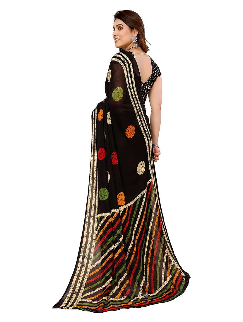 women pack of 2 printed combo saree with blouse - 22475037 -  Standard Image - 1
