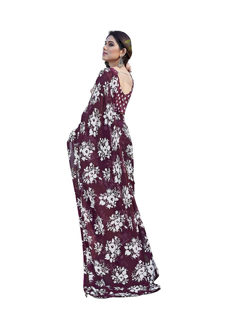 women pack of 2 printed combo saree with blouse - 22475042 -  Standard Image - 1