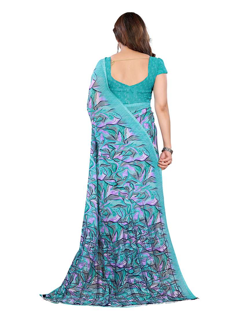 women pack of 2 printed combo saree with blouse - 22475093 -  Standard Image - 1