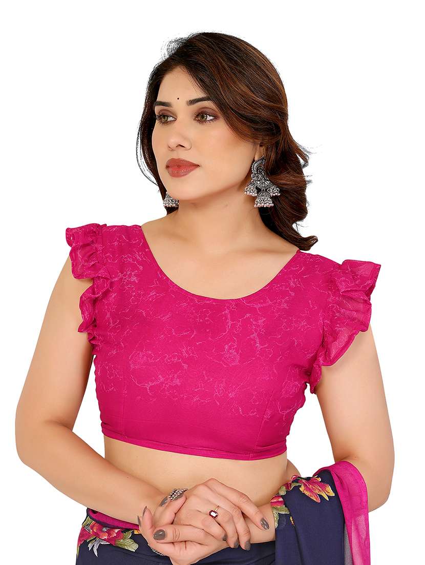 women pack of 2 printed combo saree with blouse - 22475093 -  Standard Image - 4