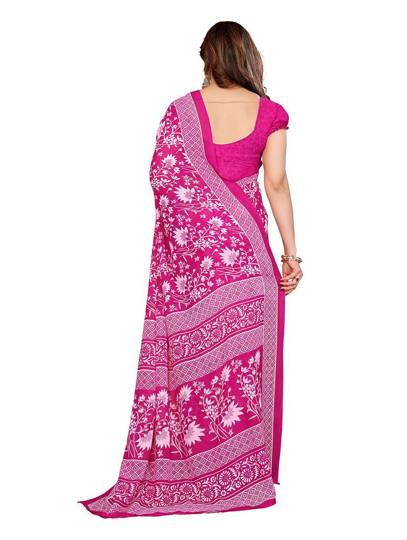 women pack of 2 printed combo saree with blouse - 22475104 -  Standard Image - 1