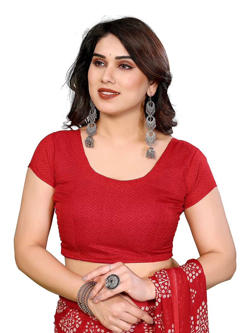Women Pack Of 2 Printed Combo Saree With Blouse - 22475127 -  Standard Image - 4