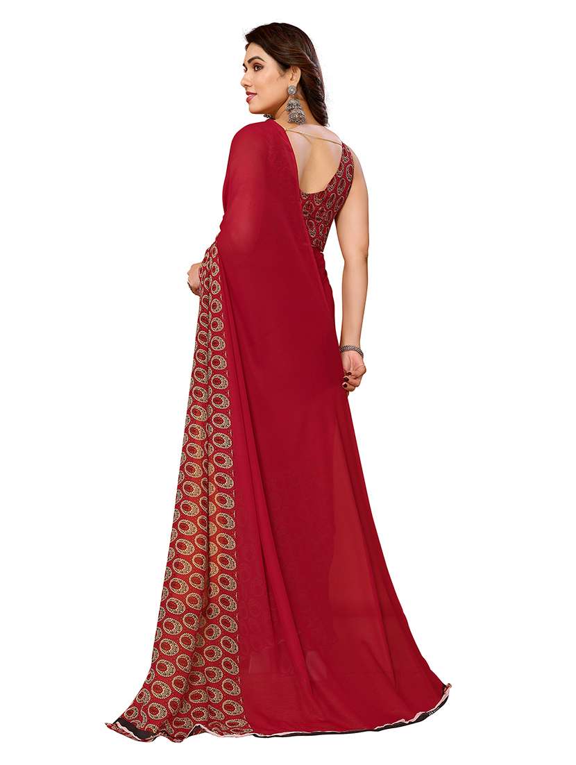 women pack of 2 printed combo saree with blouse - 22475261 -  Standard Image - 1