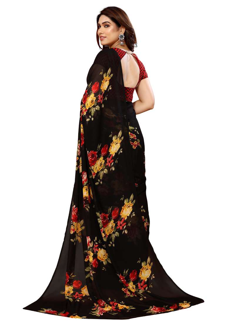 women pack of 2 printed combo saree with blouse - 22475280 -  Standard Image - 1