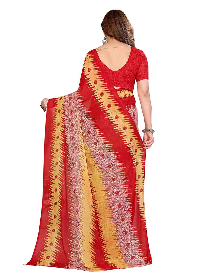 women pack of 2 printed combo saree with blouse - 22475389 -  Standard Image - 1