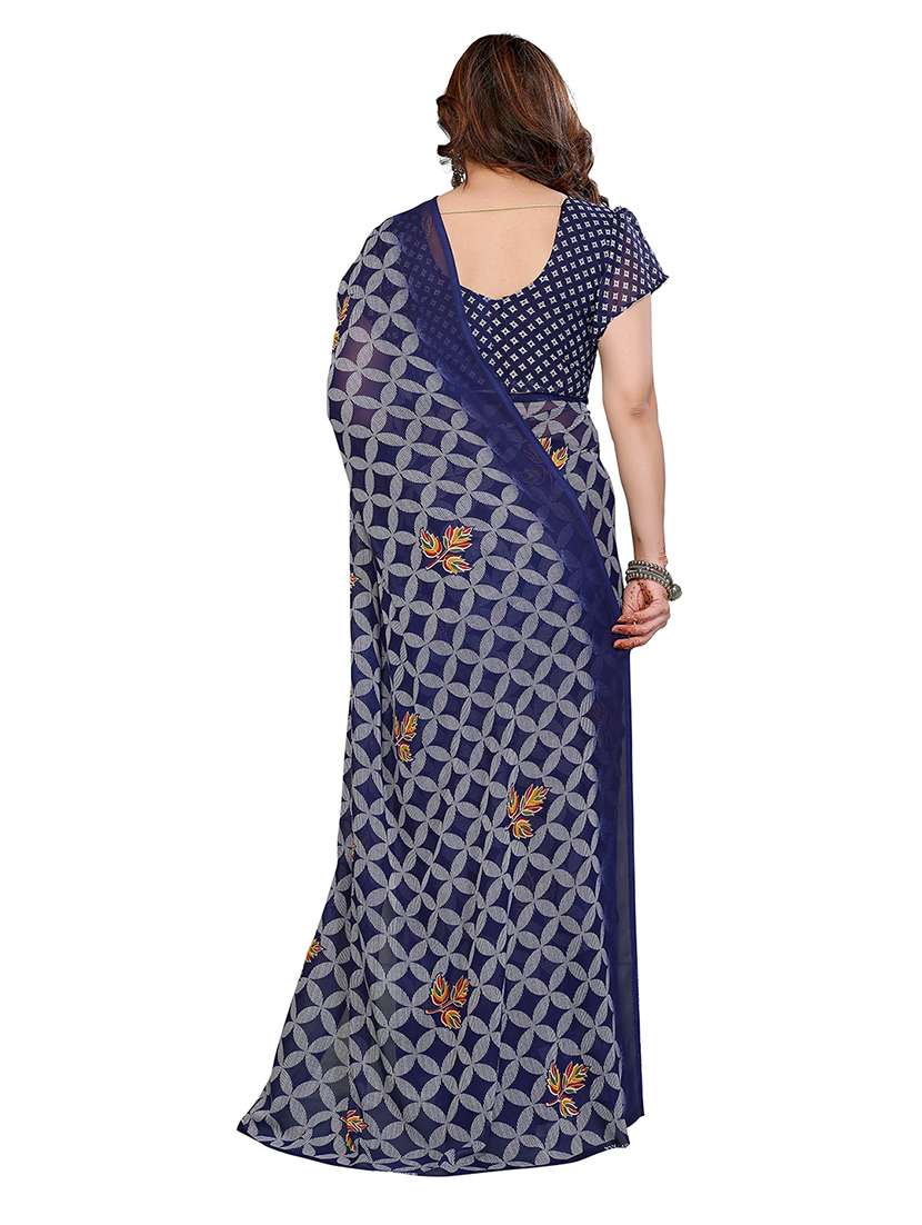 women pack of 2 printed combo saree with blouse - 22475426 -  Standard Image - 1