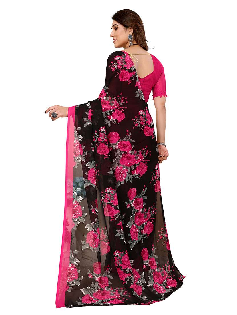 women pack of 2 printed combo saree with blouse - 22475478 -  Standard Image - 1