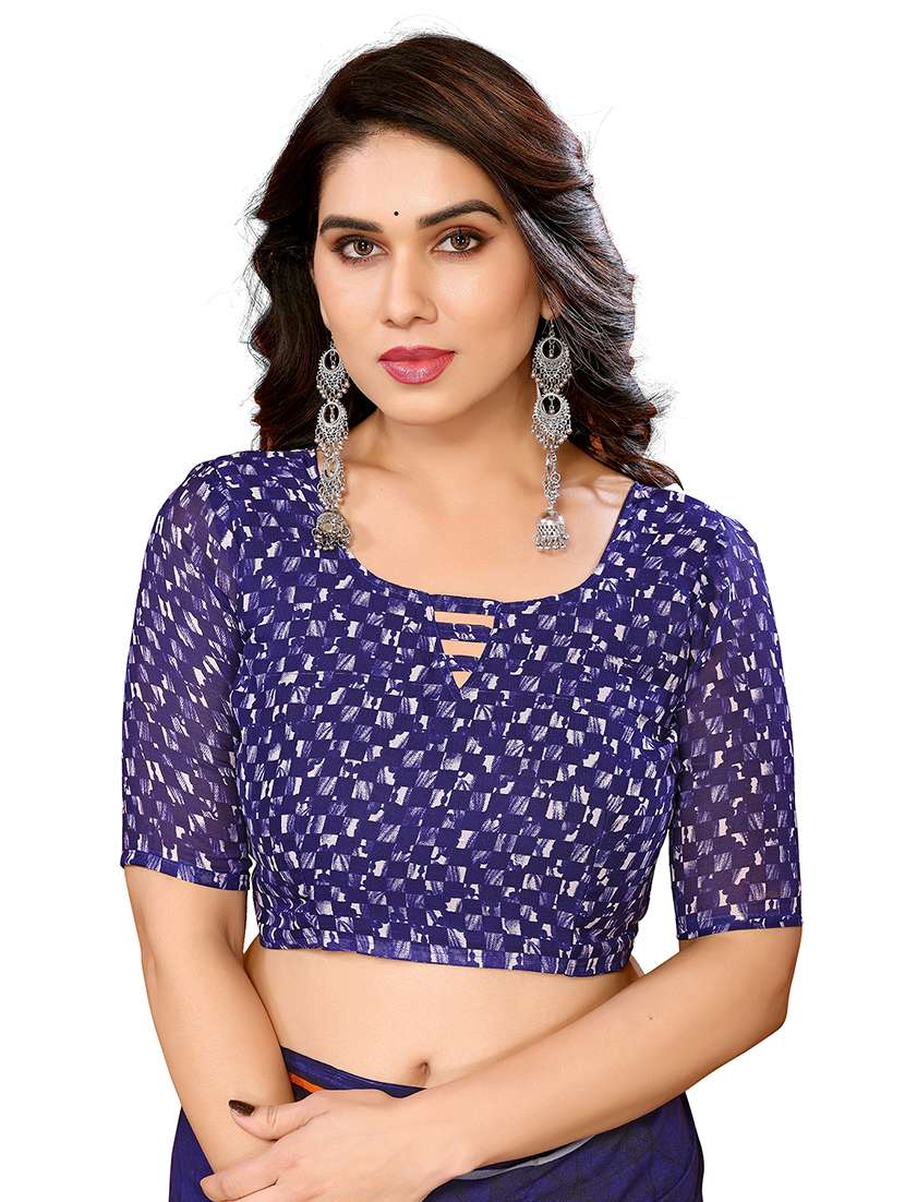 women pack of 2 printed combo saree with blouse - 22475504 -  Standard Image - 4