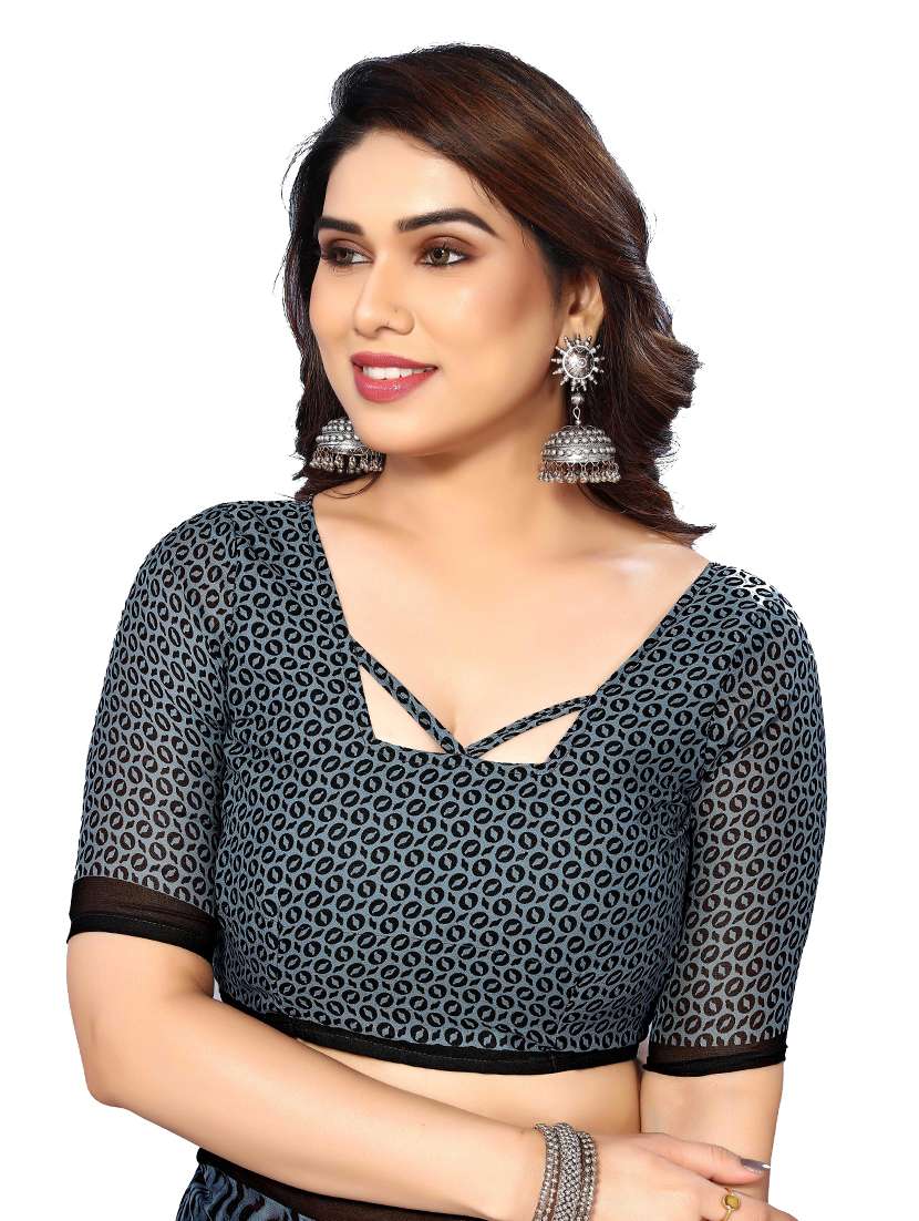 women pack of 2 printed combo saree with blouse - 22475523 -  Standard Image - 4
