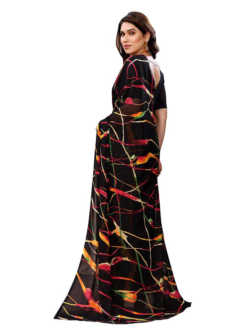 women pack of 2 printed combo saree with blouse - 22475580 -  Standard Image - 1