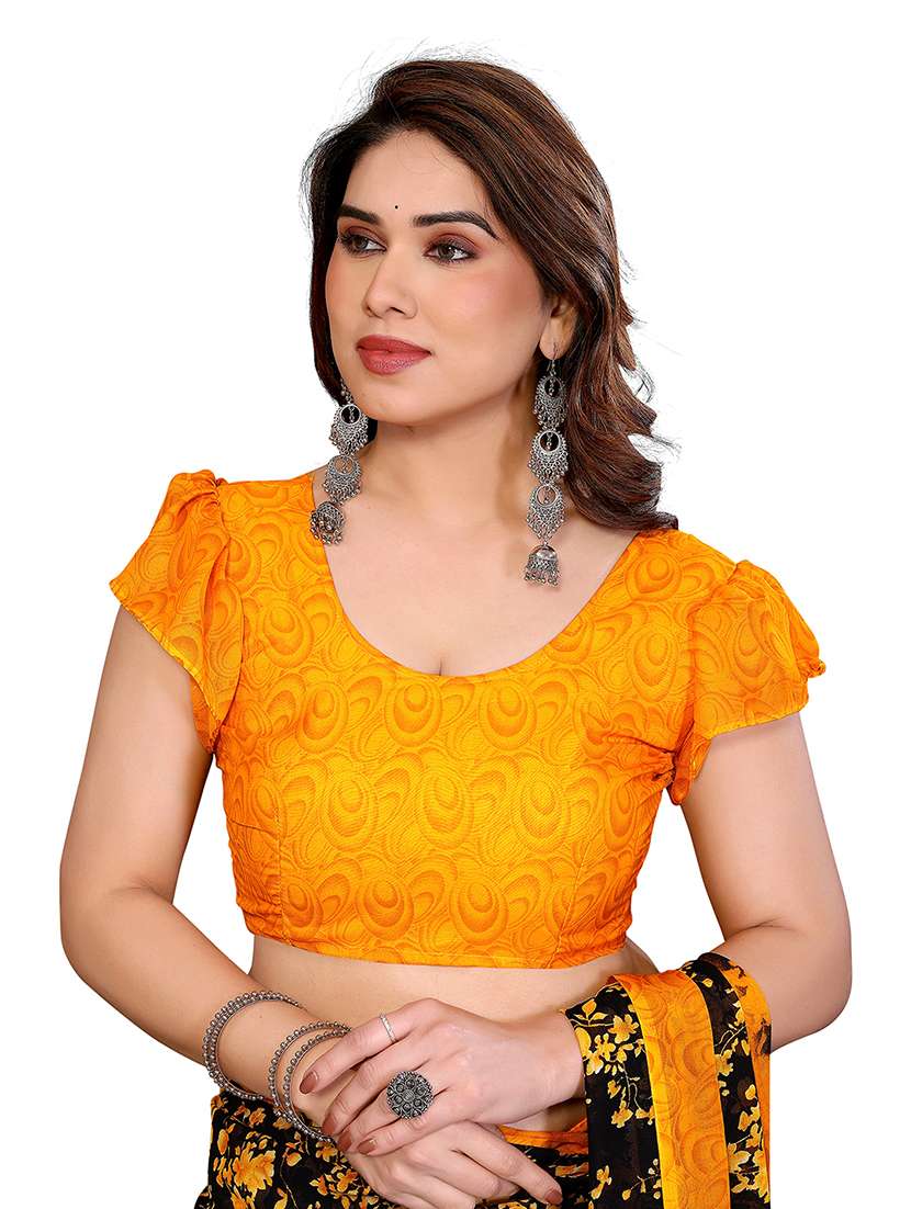 women pack of 2 printed combo saree with blouse - 22475642 -  Standard Image - 4