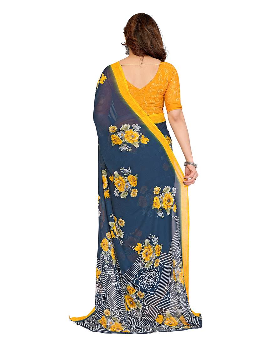 women pack of 2 printed combo saree with blouse - 22475821 -  Standard Image - 1