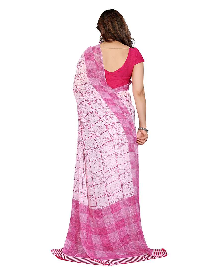 women pack of 2 printed combo saree with blouse - 22476326 -  Standard Image - 1