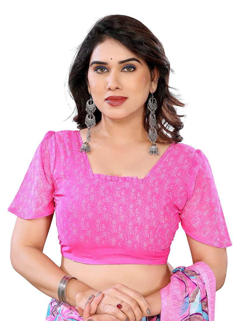 women pack of 2 printed combo saree with blouse - 22476492 -  Standard Image - 4