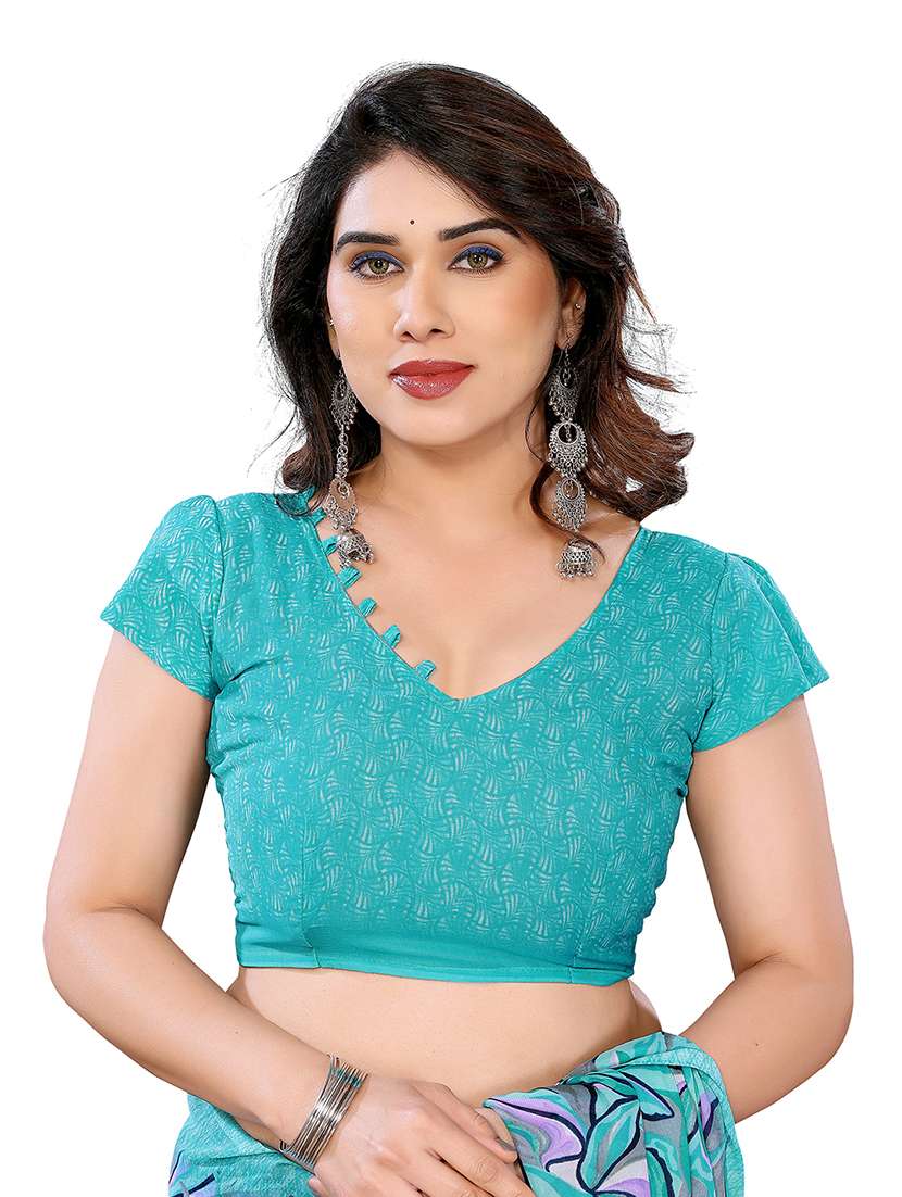 women pack of 2 printed combo saree with blouse - 22476719 -  Standard Image - 4