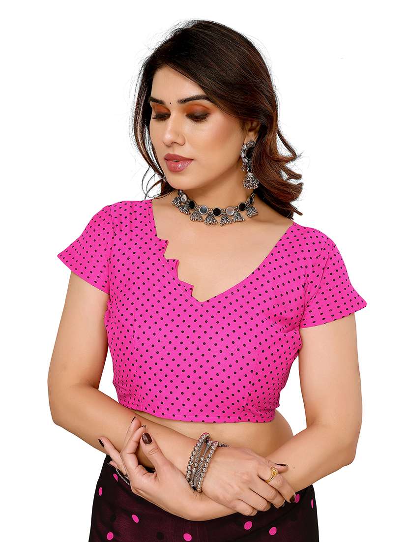 Women Pack Of 2 Printed Combo Saree With Blouse - 22476817 -  Standard Image - 4