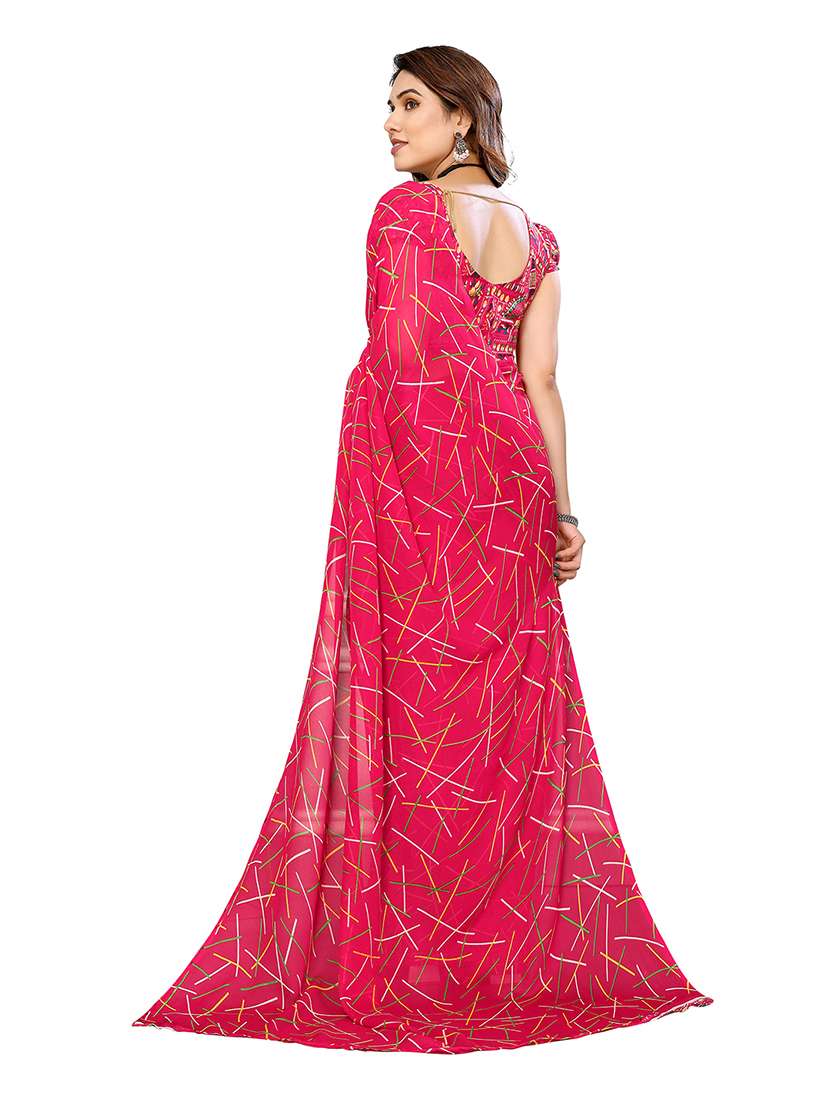 women pack of 2 printed combo saree with blouse - 22476891 -  Standard Image - 1