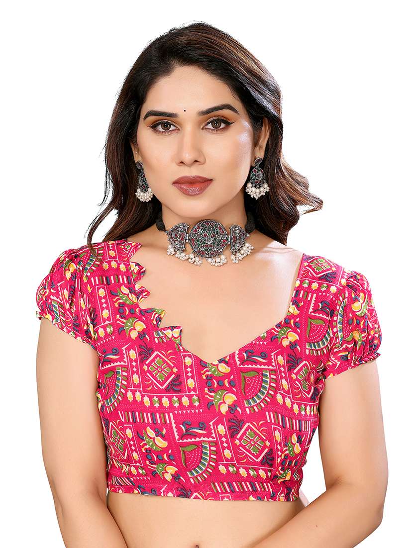 women pack of 2 printed combo saree with blouse - 22476891 -  Standard Image - 4