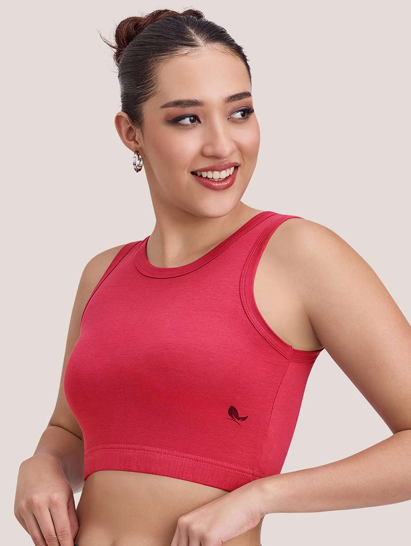 women solid full coverage sports bra - 22477156 -  Standard Image - 1