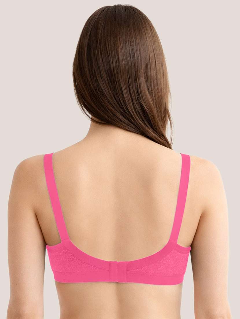 women pack of 3 solid minimizer bra - 22477953 -  Standard Image - 4
